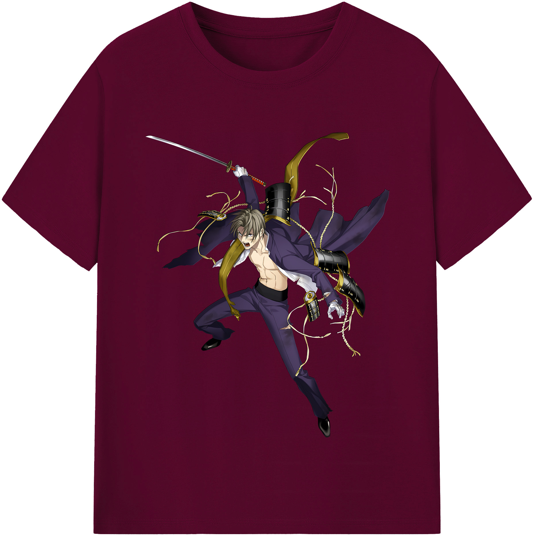 （画像用） 刀剣乱舞 Touken Ranbu レディースカジュアルプリントTシャツ（綿100％）